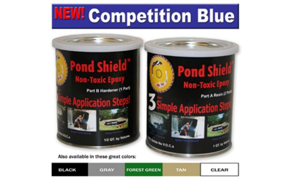 Pond Armor Non-Toxic Pond Shield Epoxy Sealer Competition Blue