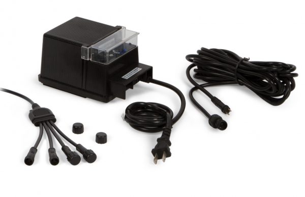 LED Pond Light Transformer with Photo Eye and Timer Including 10 Light Wiring Kit